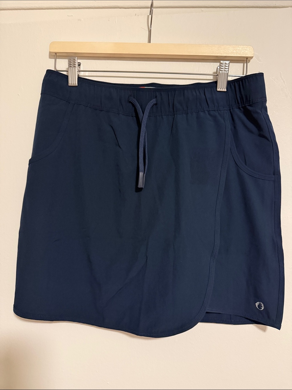 The American Outdoorsman for Women Navy Pull-On Skort with Drawstring